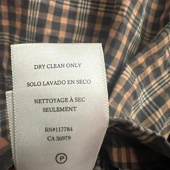 RAILS VERA BLOUSE IN MIDNIGHT MELON XS PLAID long sleeve poplin scoop hem womens - Picture 9 of 9